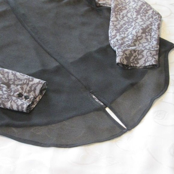 SANCTUARY SHEER TUNIC BLOUSE - Picture 7 of 12